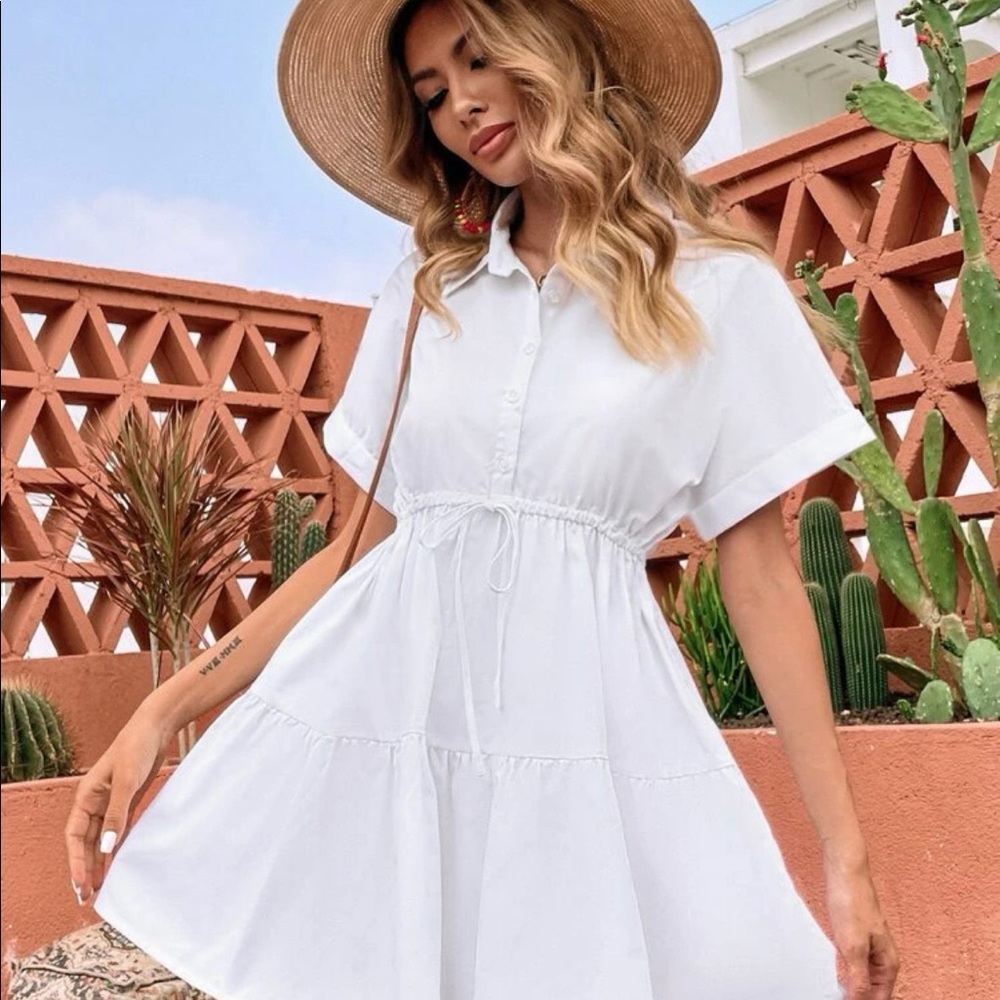 Chic White Mini Dress